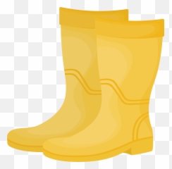 Old Clipart Shoe Boot Old Shoe Boot Transparent Free For - Botas De Borracha Amarela Emoji,Boot Emoji