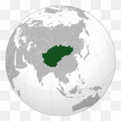 Mongolia - Location Of China On Globe Emoji