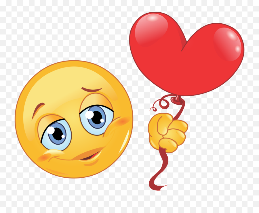 Heart Balloon Emoji Decal - Good Night Love Emoji,Balloon Emoji