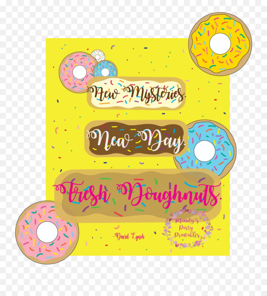 Free Donut Birthday Invite And Toppers - Clip Art Emoji,Emoji Printables