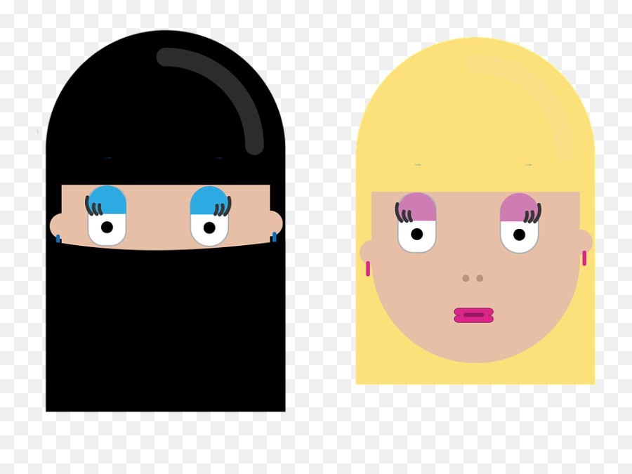 Nikap Burka Islam - Illustration Emoji,Praising God Emoji
