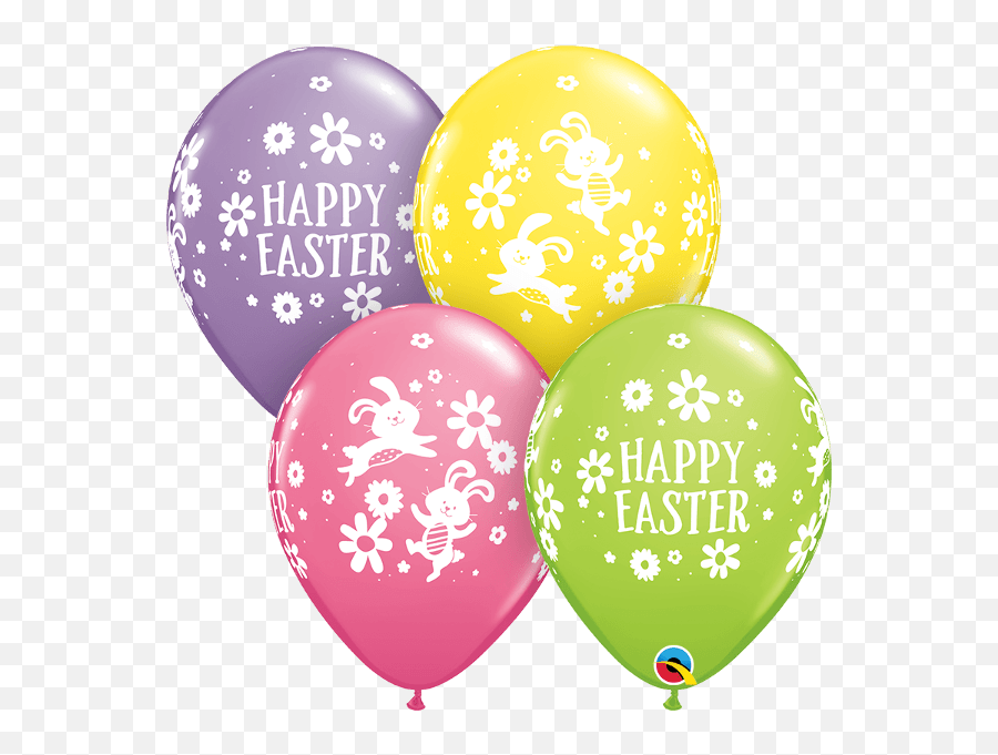 Daisies Spring Ass Qualatex Latex - Easter Balloons Png Emoji,Easter Emoji Message