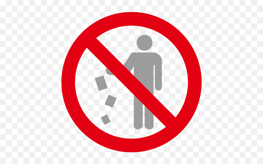 Do Not Litter Symbol Emoji For Facebook - Bullseye Clipart,Do Emoji