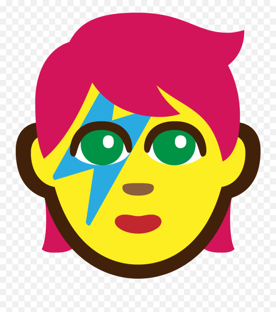 Heres My Ziggy Stardust Emoji Tribute - Clip Art,Stardust Emoji