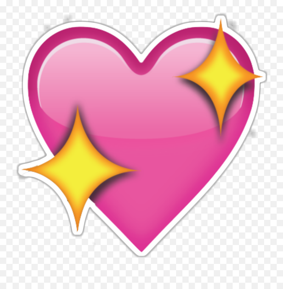 Pink Emoji Heart Png - Emoji Love Heart Png,Emojis Png