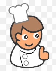 Free Chef Clipart Graphics Of Chefs Cooks - Transparent Background Emoji