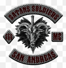 Satans Soldiers MC SSMC - Mature Active Crews Gta Mc Patch Emoji
