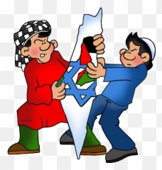 World in conflict clipart - Clip Art Library Political Cartoon Israeli Palestinian Conflict Emoji