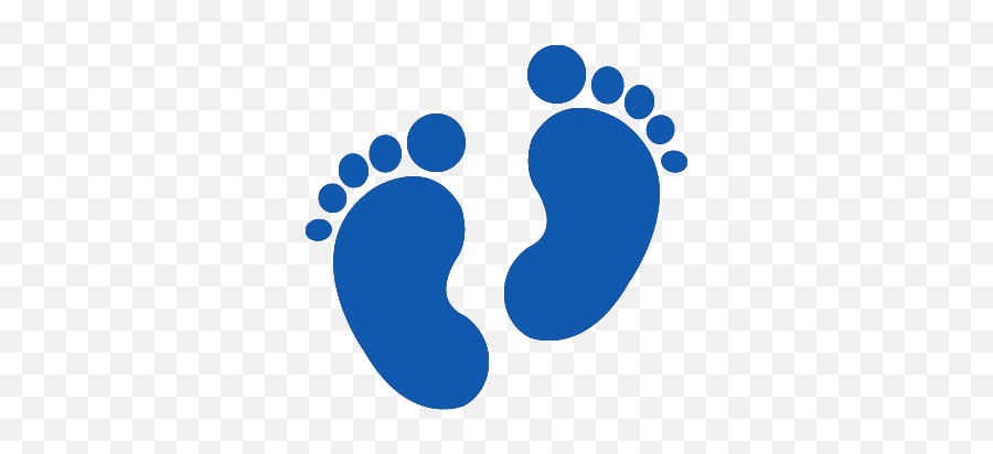 Footprint Huellitas Baby Pies Bluetumblr Blue Stickersp - Transparent Baby Feet Silhouette Emoji,Footprint Emoji