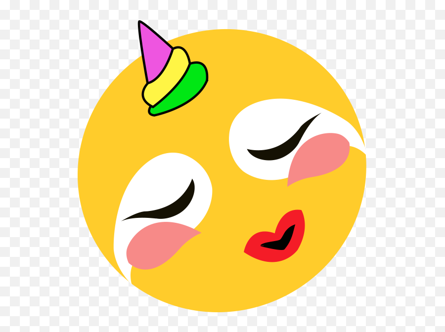 Slothicorn Emojis - Clip Art,Kiss Wink Emoji