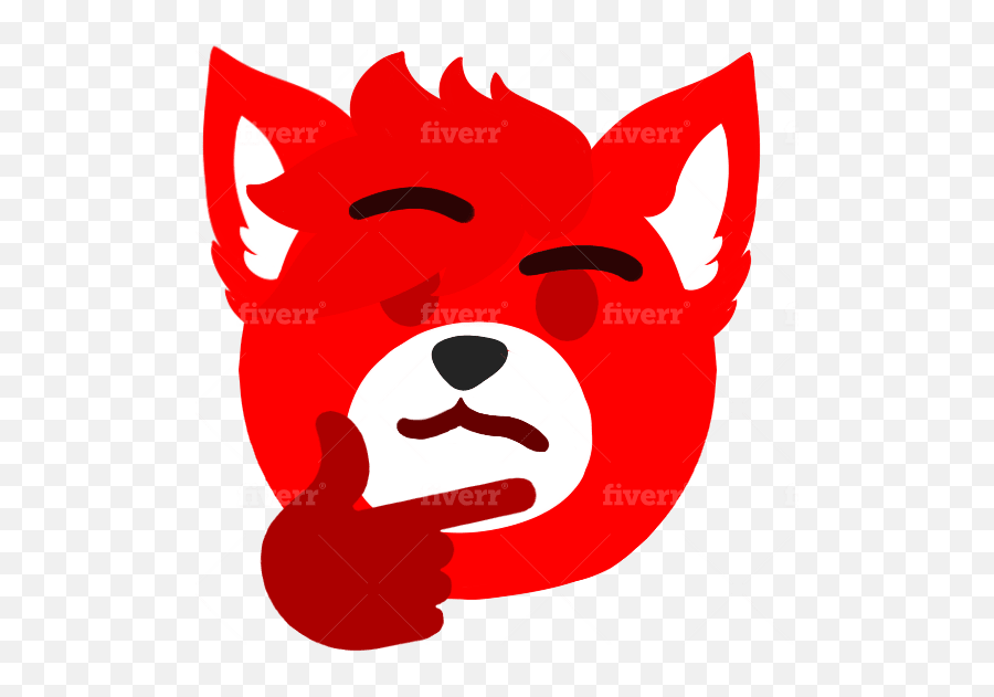 Draw Thinking Emoji Versions Of Your Character Or Furry - Fiverr,Furry Emojis