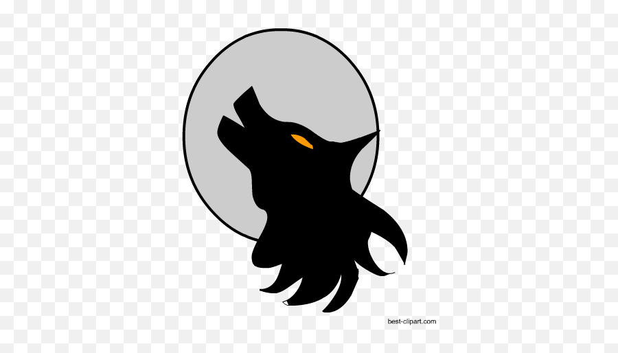 Free Halloween Clip Art - Illustration Emoji,Fish Moon Emoji