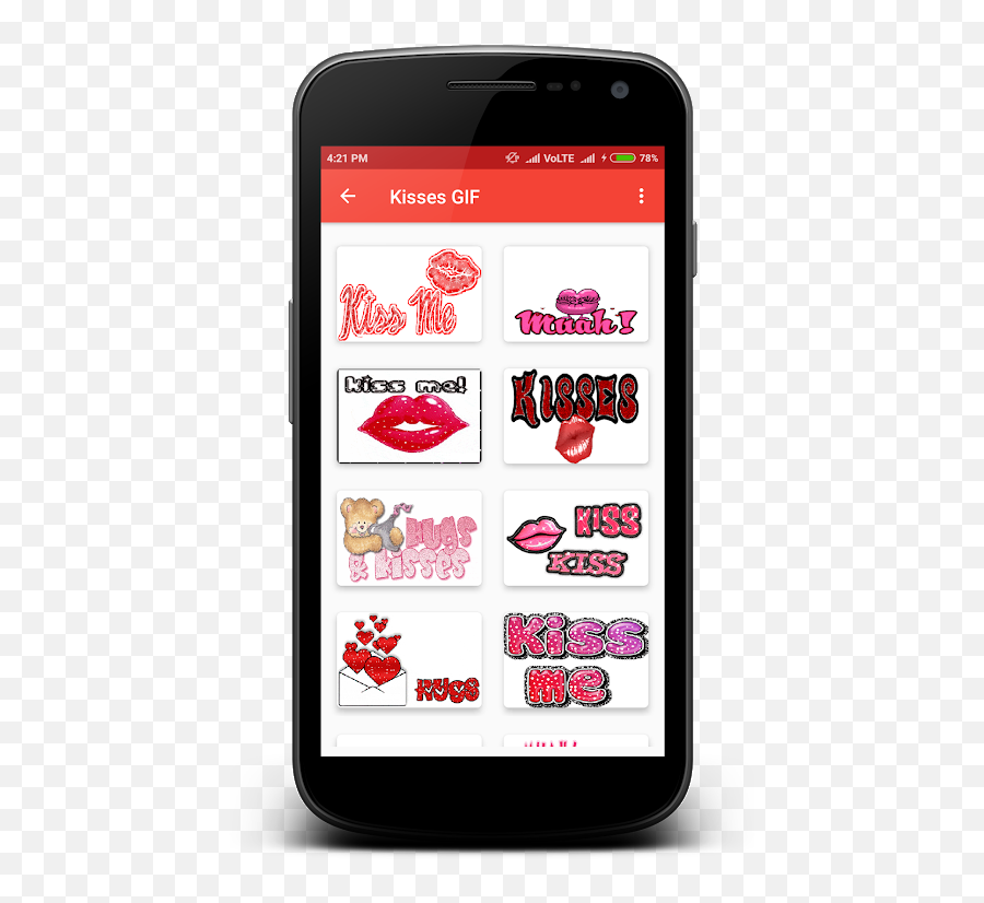 Kiss Gif 1 - Android Emoji,Muah Emoji