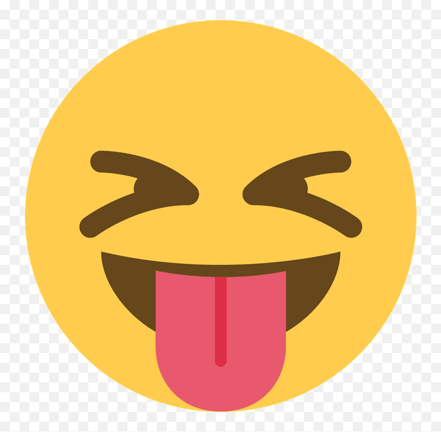 Squinting Face With Tongue Emoji - Emoji Con Lengua Afuera,Zany Face Emoji