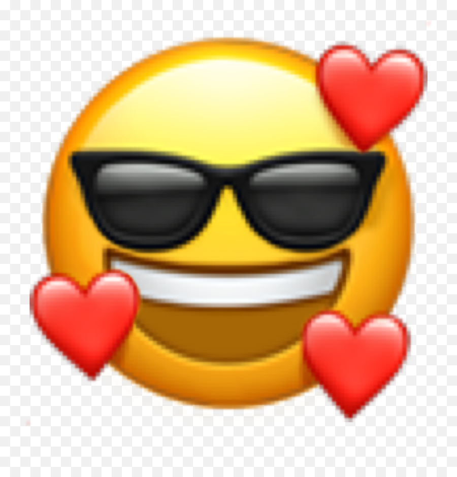 Emoji Emition Emotie Sticker - Pleading Emoji With Hearts,Sugar Emoji