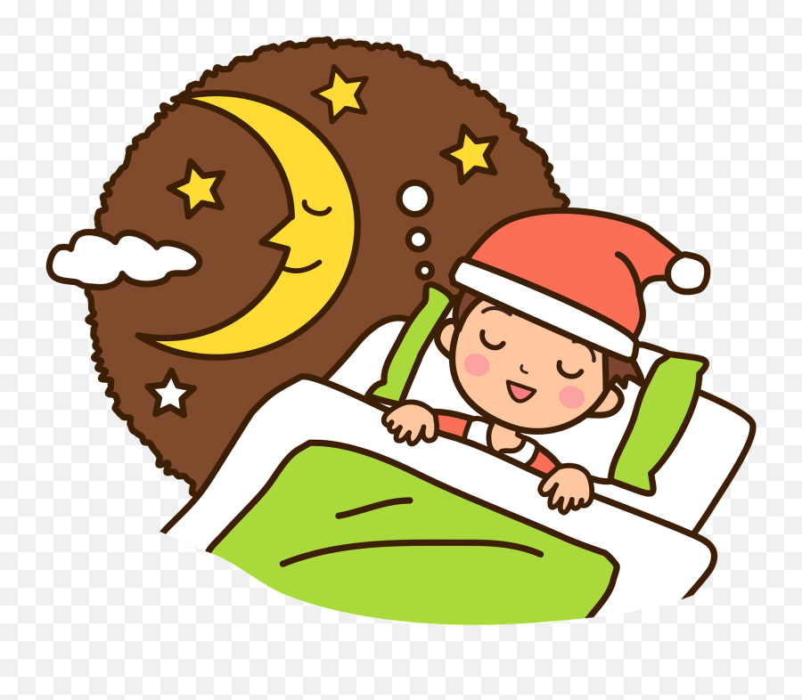 Man Is Sleeping Under The Night Sky Clipart Free Download - Chúc Ng Ngon Ting Trung Emoji,Sleeping Emoji Pillow