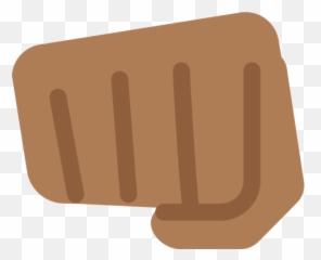 Oncoming Fist Emoji With Medium - Brown