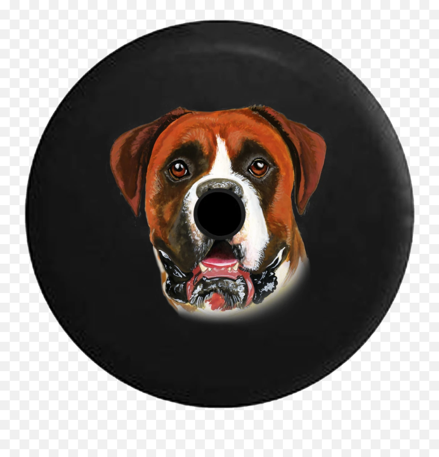 Jl Hole Animal Tire Covers - Collar Emoji,Boxer Dog Emoji