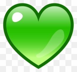 Green Heart Emoji For Facebook Email Sms - Purple Heart Png Transparent,Green Emoji