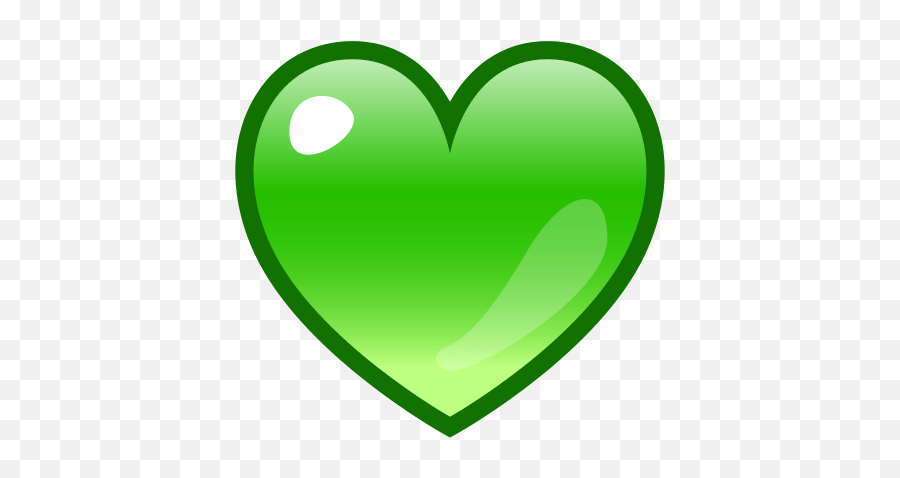 Green Heart Emoji For Facebook Email Sms - Purple Heart Png Transparent,Green Emoji