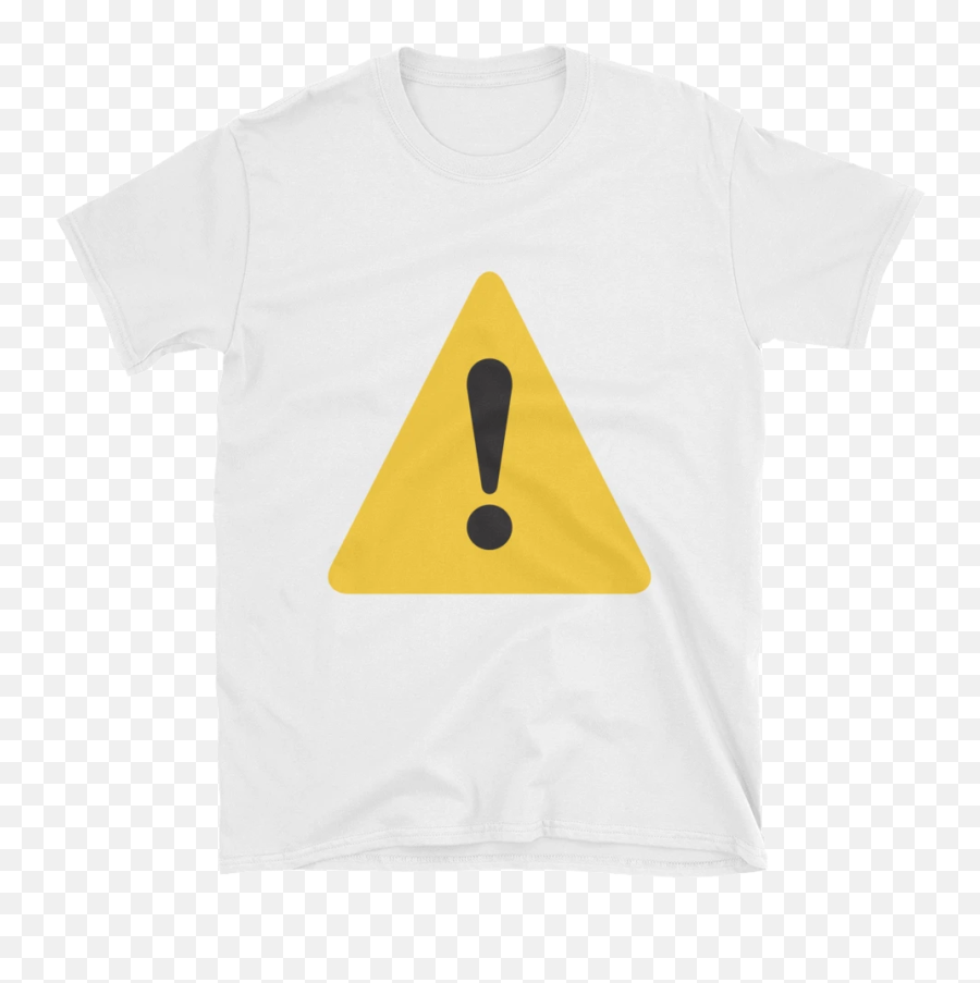 Warning Emoji T - Traffic Sign,Emoji T-shirts