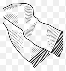 Vector Graphics Of A Scarf - Winter Clothes Colouring Pages Emoji,S Emoji