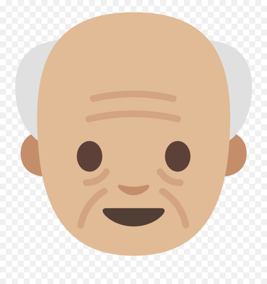 Emoji U1f474 1f3fc - Person Emoji,Looking Emoji
