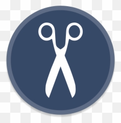 Scissor Icon - Circle Emoji,Scissor Emoji