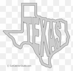 Texas - Outline Printable Stencils Emoji