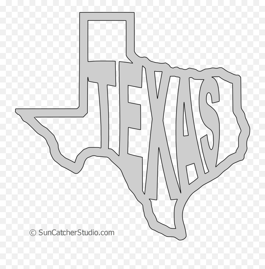 Texas - Outline Texas Printable Stencils Emoji,Texas State Emoji