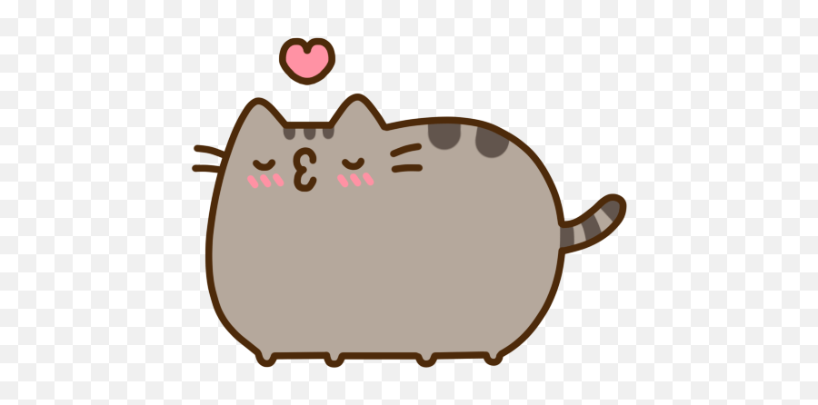 Pusheen The Cat Png Image With No - Pusheen Png Emoji,Flying Kiss Emoji