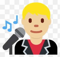 Twemoji2 1f468 - Singer Emoji,Emoji 91