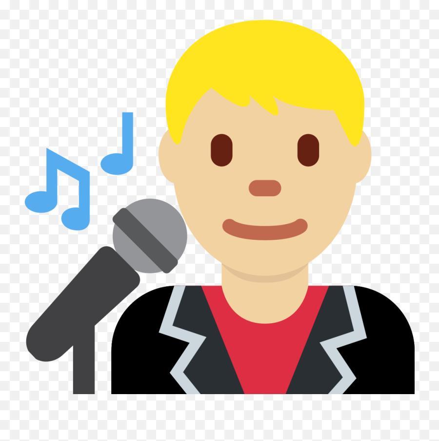 Twemoji2 1f468 - Singer Emoji,Emoji 91