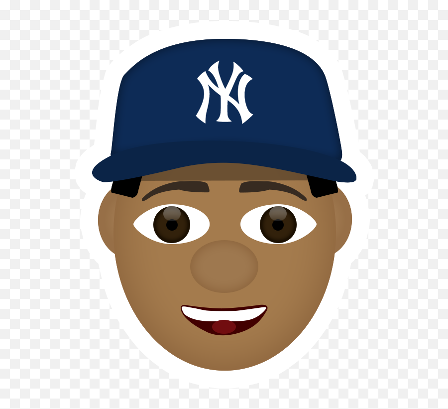 Seeing Castros Rbi - New York Yankees Hat Cartoon Emoji,New York Emoji