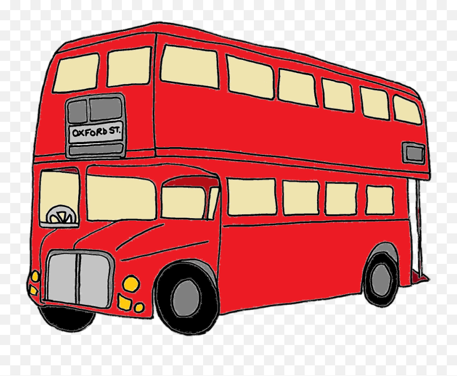 London Bus Clipart Png - London Bus Clipart Png Emoji,Bus Emoji