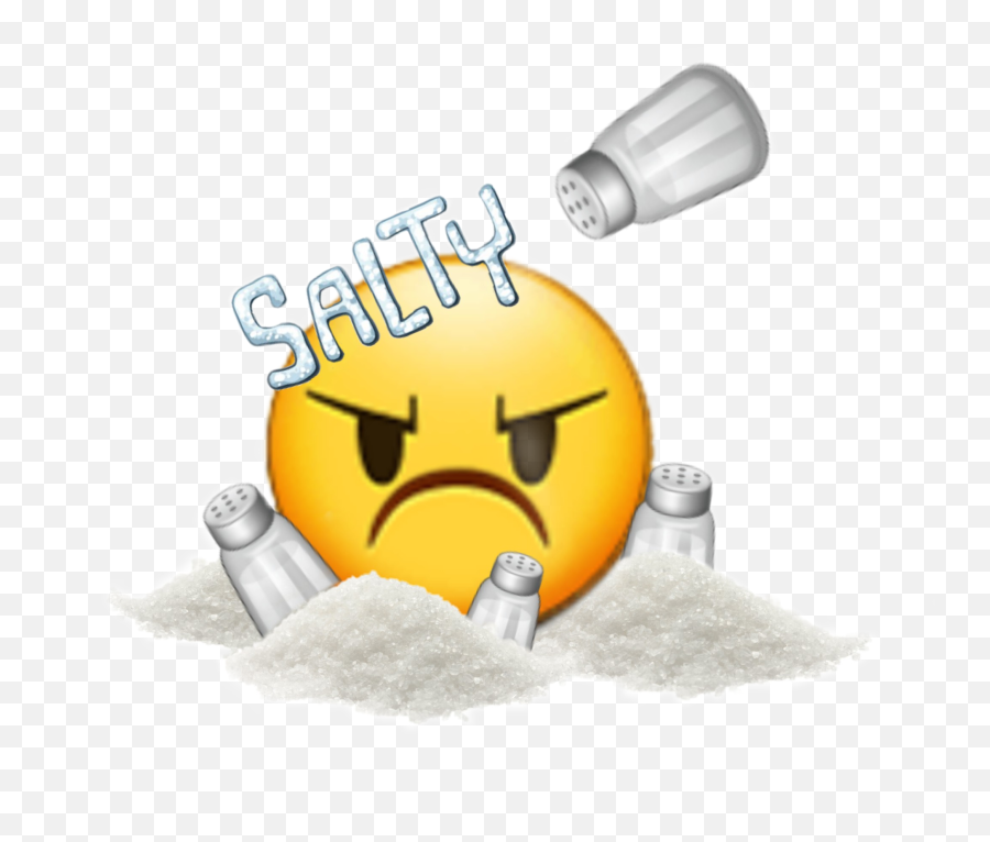 The Newest Salty Stickers - Smiley Emoji,Salty Emoji