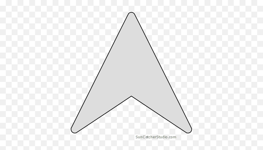 Arrow Icons Patterns Stencils Clipart - Triangle Emoji,Arrow Up Emoji