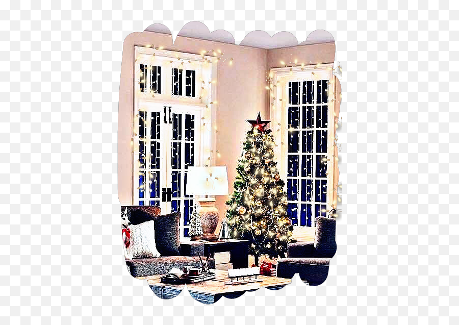 Christmas Tree Lights Hdreffect Remixit - Christmas Lights Emoji,Christmas Light Emoji