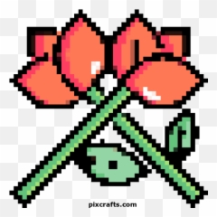 Rose - Printable Pixel Art Pixel Art Rose Easy Emoji,Roses Emoticon