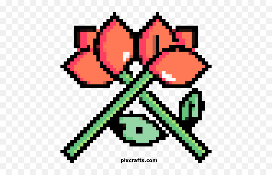 Rose - Printable Pixel Art Pixel Art Rose Easy Emoji,Roses Emoticon
