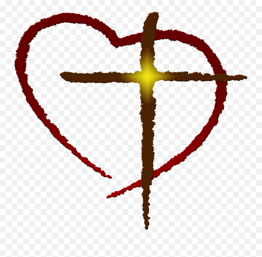 Heart And Cross Clipart - Clipartbarn Over All These Virtues Put On Love Which Binds Them All Together In Perfect Unity Emoji,Crucifix Emoji