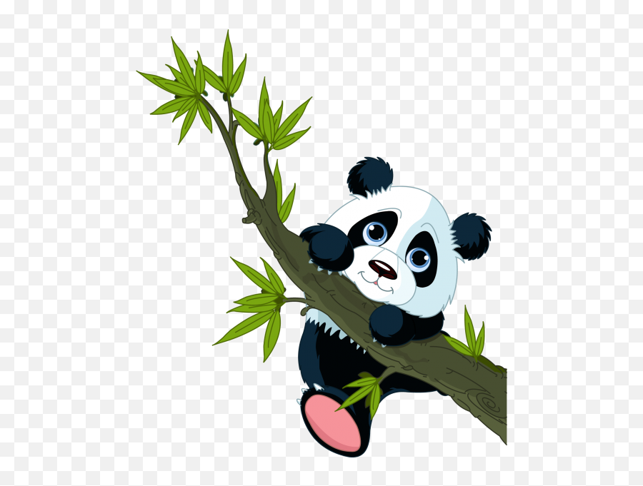 Panda Clipart Climbing Panda Climbing Transparent Free For - Clipart Transparent Background Panda Emoji,Climbing Emoji