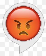 Alexa Skills - Transparent Background Angry Emoji