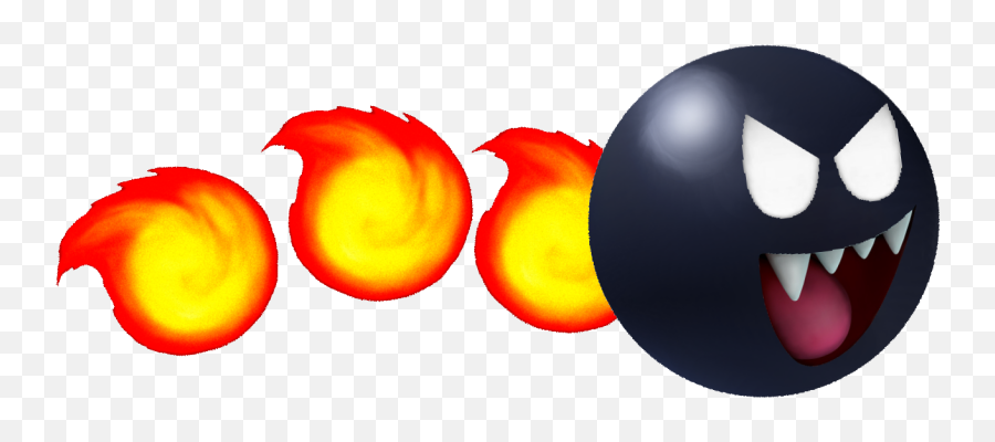 Download Fire Chomp Nsmbw2 - Super Mario Bros Flame Chomp New Super Mario Bros U Flame Chomp Emoji,Mario Bros Emoji