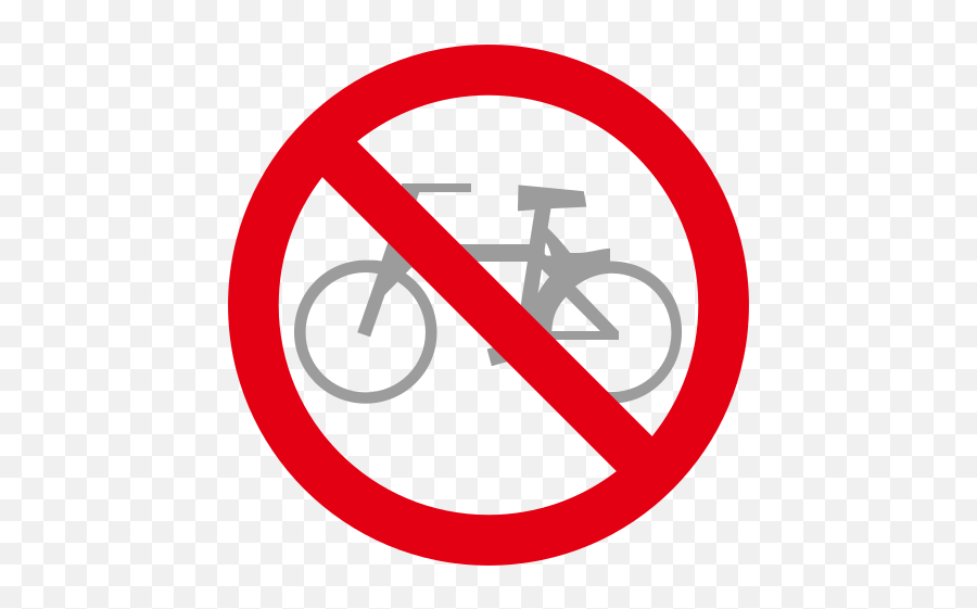 No Bicycles Emoji For Facebook Email Sms - Don T Use Horn Sign,Sos Emoji