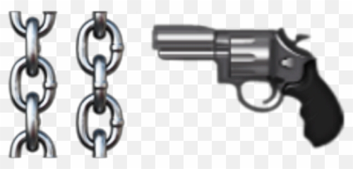 Iphone Iphoneemoji Blackemoji Gun - Weapons