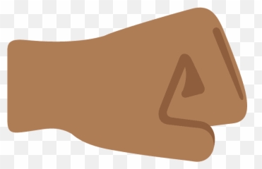 Right - Puños Hacia La Derecha Emoji,Brown Fist Emoji