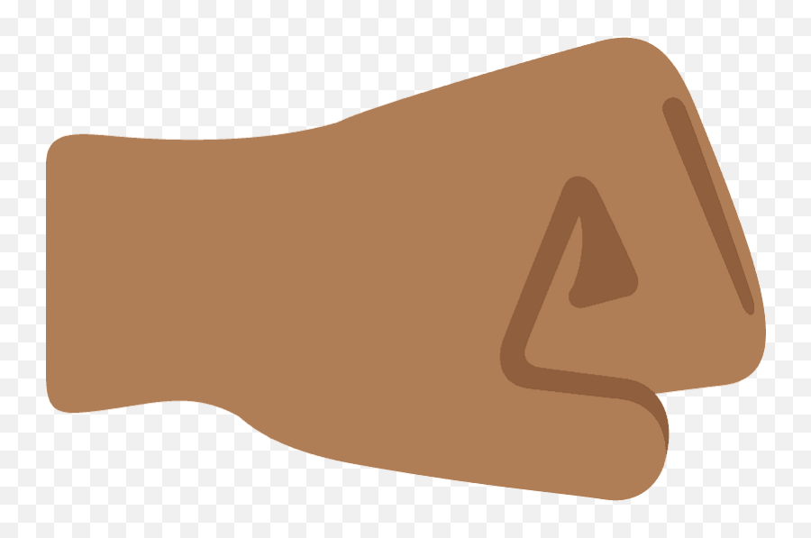 Right - Puños Hacia La Derecha Emoji,Brown Fist Emoji