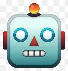 8687 Emoji Free Clipart - Robot Png