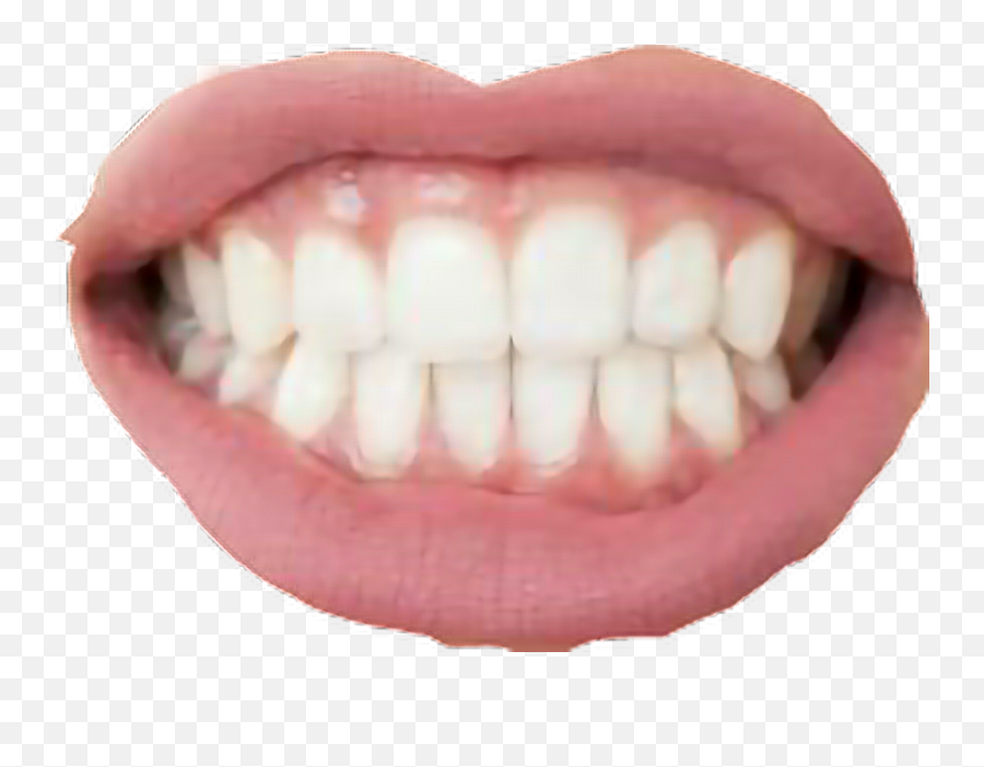 Mouth Sticker - Sonrisa Dientes Perfectos Emoji,Toothache Emoji